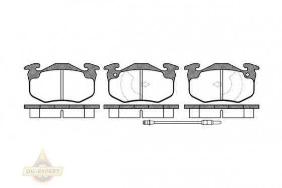 Remsa Колодки тормозные дисковые REMSA 0144.02 - Картинка 1