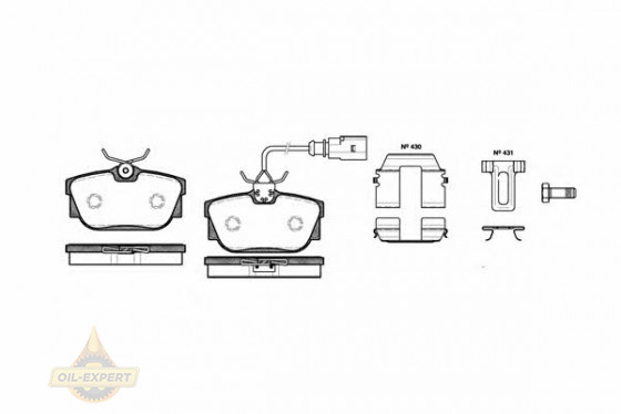 Remsa Колодки тормозные дисковые REMSA 0767.12 - Картинка 1