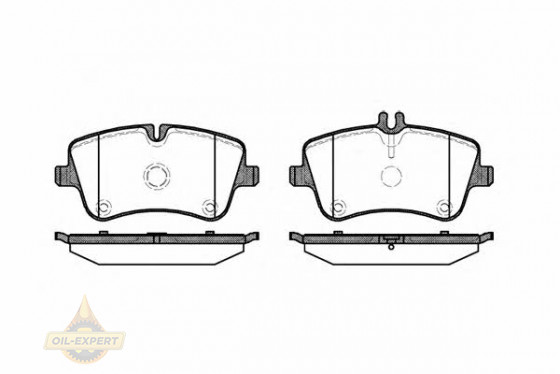 Remsa Колодки тормозные дисковые REMSA 0768.00 - Картинка 1