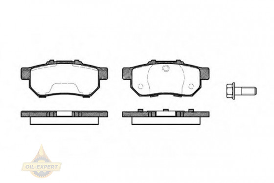 Remsa Колодки тормозные дисковые REMSA 0233.20 - Картинка 1