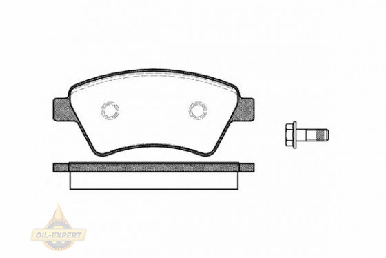 Remsa Колодки тормозные дисковые REMSA 0976.10 - Картинка 1