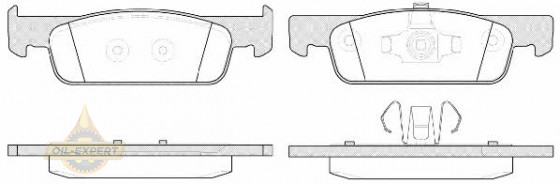 Remsa Колодки тормозные дисковые REMSA 1540.00 - Картинка 1