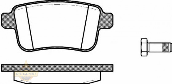 Remsa Колодки тормозные дисковые REMSA 1352.00 - Картинка 1