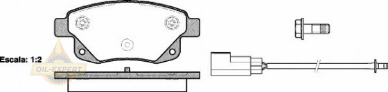 Remsa Колодки тормозные дисковые REMSA 1252.02 - Картинка 1