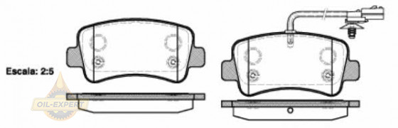 Remsa Колодки тормозные дисковые REMSA 1439.01 - Картинка 1