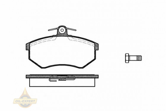 Remsa Колодки тормозные дисковые REMSA 0134.00 - Картинка 1