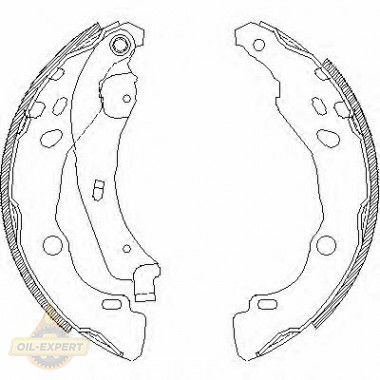 Remsa Колодки тормозные барабанные REMSA 4152.00 - Картинка 1