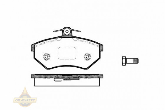 Remsa Колодки тормозные дисковые REMSA 0134.40 - Картинка 1