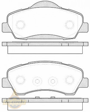 Remsa Колодки тормозные дисковые REMSA 1530.00 - Картинка 1