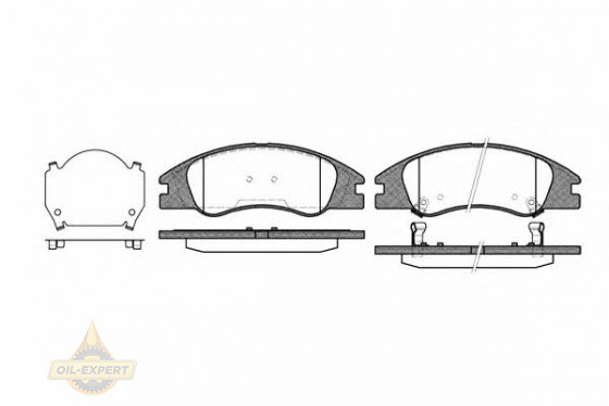 Remsa Колодки тормозные дисковые REMSA 1134.02 - Картинка 1