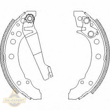Remsa Колодки тормозные барабанные REMSA 4045.00 - Картинка 1