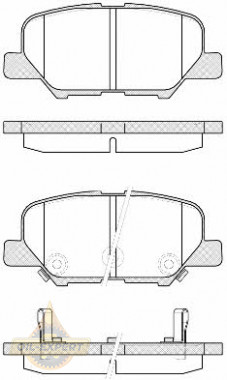 Remsa Колодки тормозные дисковые REMSA 1536.02 - Картинка 1