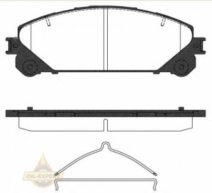 Remsa Колодки тормозные дисковые REMSA 1312.00 - Картинка 1