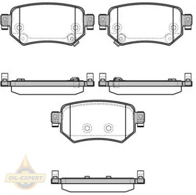Remsa Колодки тормозные дисковые REMSA 1682.02 - Картинка 1