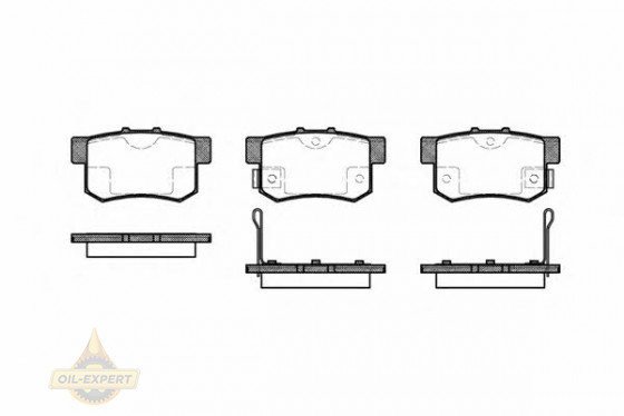 Remsa Колодки тормозные дисковые REMSA 0325.02 - Картинка 1
