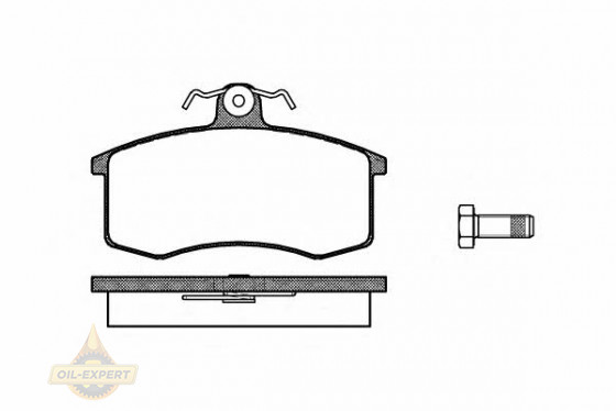 Remsa Колодки тормозные дисковые REMSA 0221.00 - Картинка 1