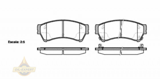 Remsa Колодки тормозные дисковые REMSA 1196.02 - Картинка 1