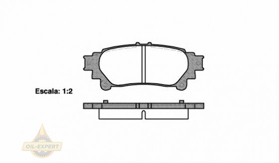 Remsa Колодки тормозные дисковые REMSA 1395.00 - Картинка 1