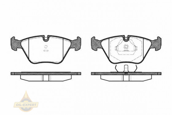 Remsa Колодки тормозные дисковые REMSA 0270.00 - Картинка 1