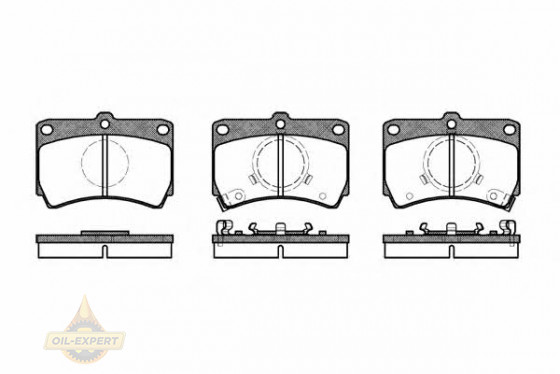 Remsa Колодки тормозные дисковые REMSA 0212.02 - Картинка 1