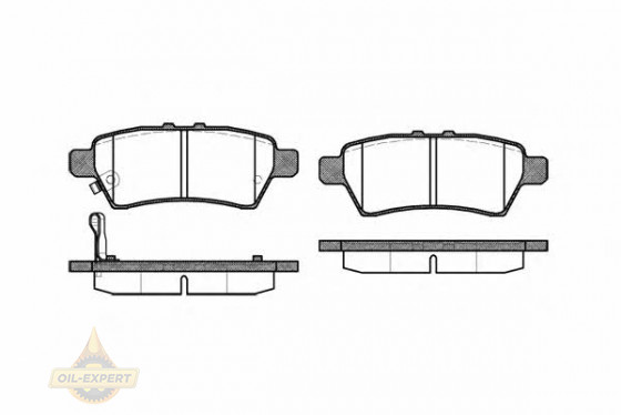 Remsa Колодки тормозные дисковые REMSA 1188.01 - Картинка 1