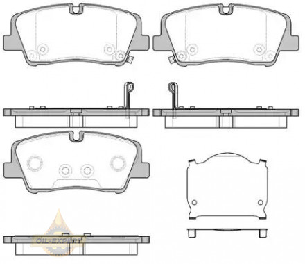 Remsa Колодки тормозные дисковые REMSA 1687.00 - Картинка 1