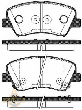 Remsa Колодки тормозные дисковые REMSA 1412.32 - Картинка 1