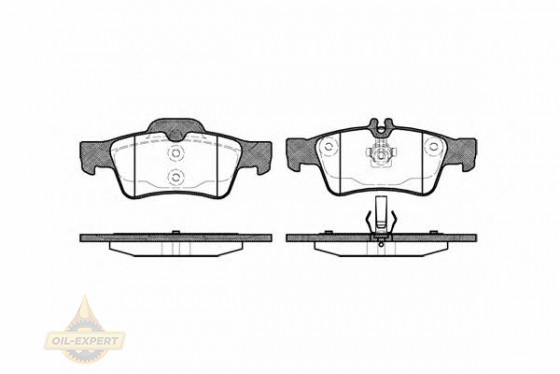 Remsa Колодки тормозные дисковые REMSA 0991.00 - Картинка 1