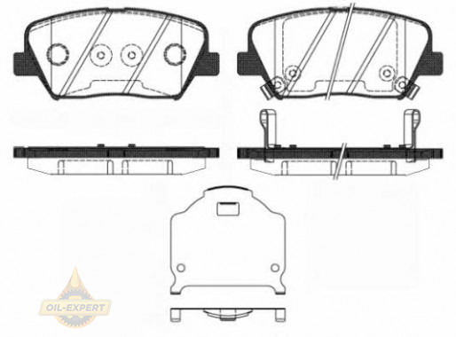 Remsa Колодки тормозные дисковые REMSA 1412.02 - Картинка 1