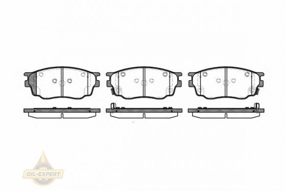 Remsa Колодки тормозные дисковые REMSA 0800.22 - Картинка 1