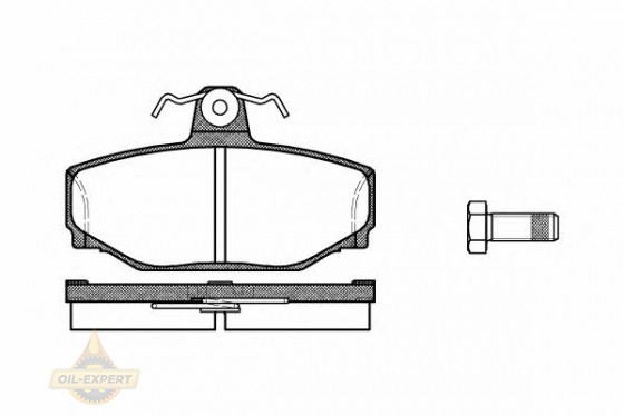 Remsa Колодки тормозные дисковые REMSA 0297.00 - Картинка 1