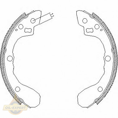 Remsa Колодки тормозные барабанные REMSA 4060.00 - Картинка 1