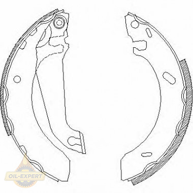 Remsa Колодки тормозные барабанные REMSA 4304.00 - Картинка 1