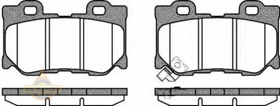 Remsa Колодки тормозные дисковые REMSA 1365.01 - Картинка 1