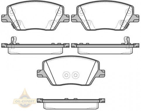 Remsa Колодки тормозные дисковые REMSA 1695.02 - Картинка 1