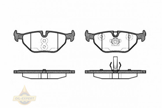 Remsa Колодки тормозные дисковые REMSA 0265.40 - Картинка 1