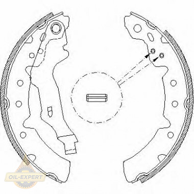 Remsa Колодки тормозные барабанные REMSA 4131.00 - Картинка 1