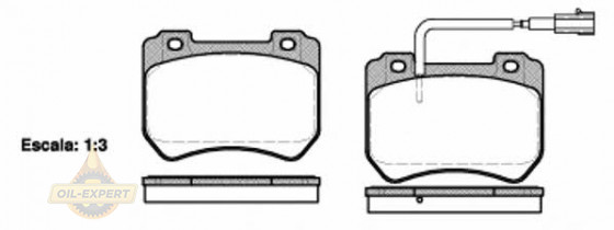 Remsa Колодки тормозные дисковые REMSA 1444.01 - Картинка 1