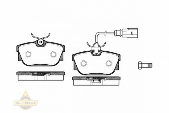 Remsa Колодки тормозные дисковые REMSA 0767.01 - Картинка 1