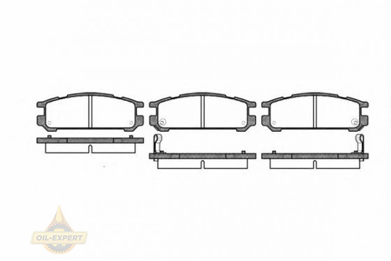 Remsa Колодки дискові гальмові REMSA 0342.02 - Заображення 1