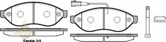 Remsa Колодки тормозные дисковые REMSA 1237.01 - Картинка 1