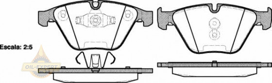 Remsa Колодки тормозные дисковые REMSA 0857.10 - Картинка 1