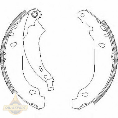 Remsa Колодки тормозные барабанные REMSA 4076.00 - Картинка 1