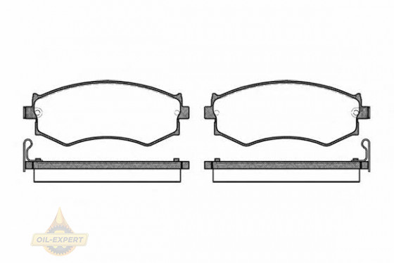 Remsa Колодки тормозные дисковые REMSA 0350.04 - Картинка 1