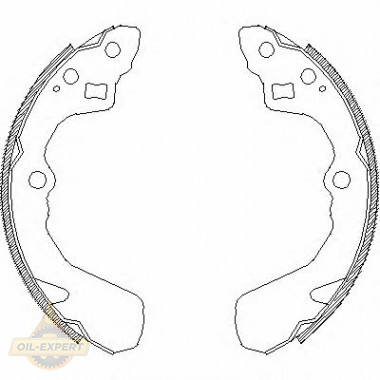 Remsa Колодки тормозные барабанные REMSA 4386.00 - Картинка 1