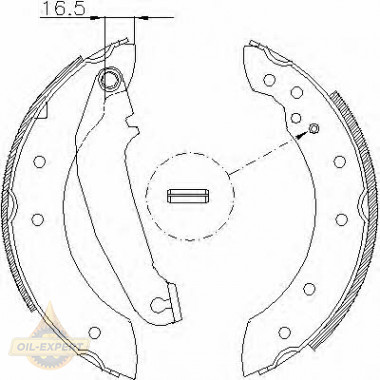 Remsa Колодки тормозные барабанные REMSA 4199.00 - Картинка 1