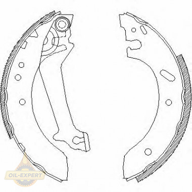 Remsa Колодки тормозные барабанные REMSA 4670.00 - Картинка 1