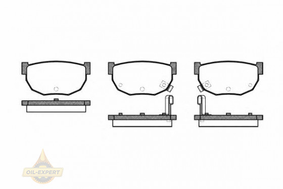 Remsa Колодки тормозные дисковые REMSA 0151.02 - Картинка 1