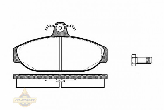 Remsa Колодки тормозные дисковые REMSA 0156.00 - Картинка 1