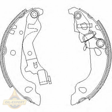 Remsa Колодки тормозные барабанные REMSA 4099.00 - Картинка 1